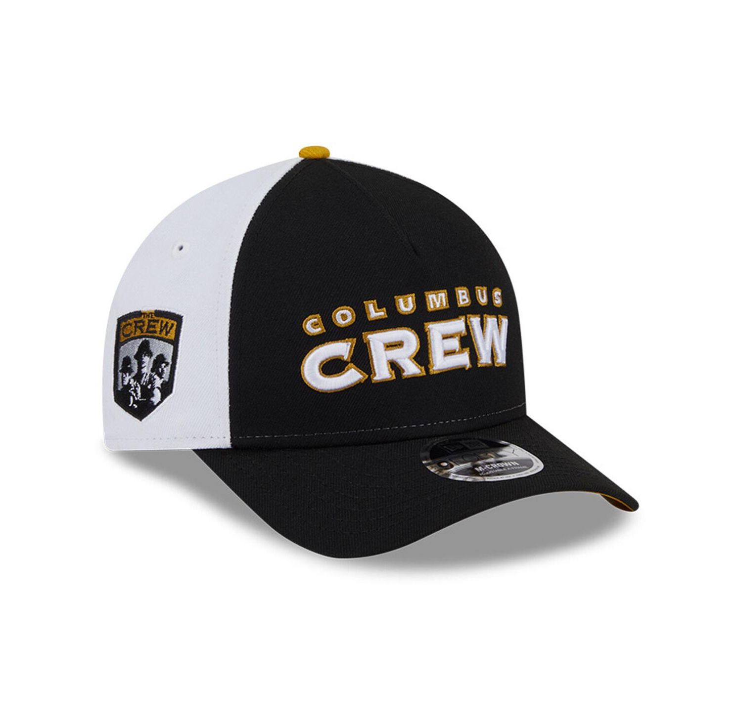 Men's Black/White Columbus Crew 2025 Jersey Hook 9FORTY M-Crown Adjustable Hat