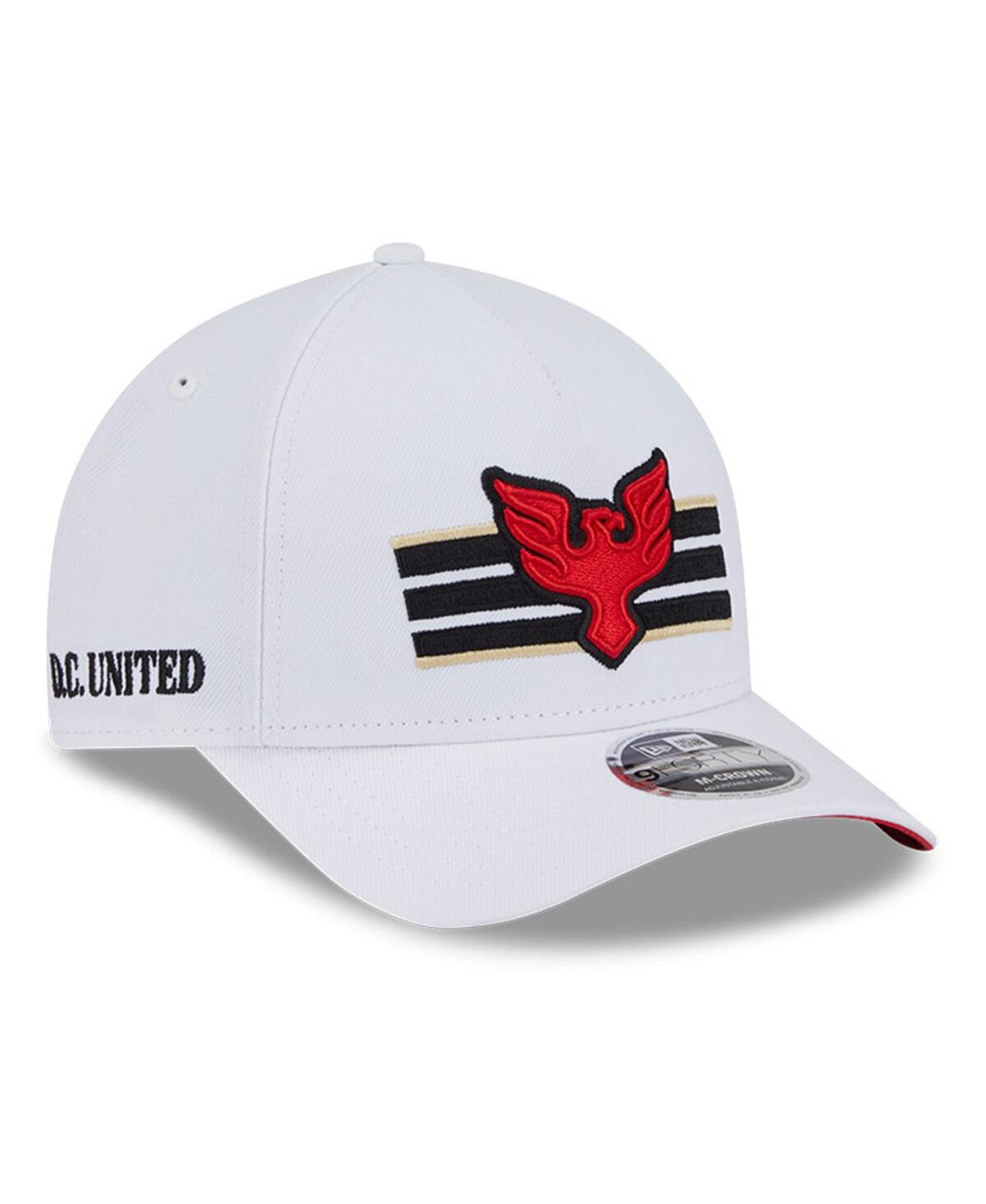 New Era Big Boys And Girls White D.c. United 2025 Jersey Hook 9forty M-crown Adjustable Hat In White