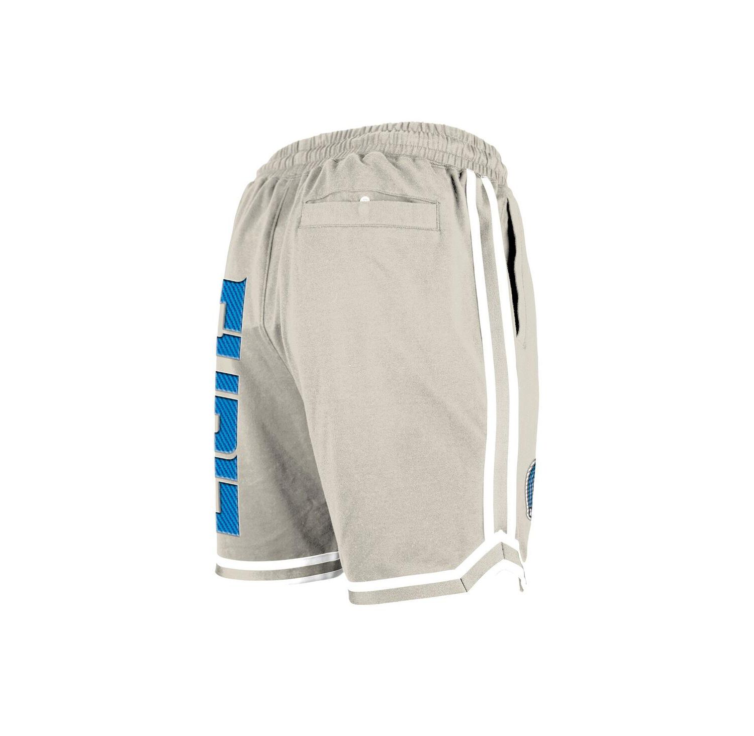 Men's Light Beige Detroit Lions Stone Multi Patch Shorts