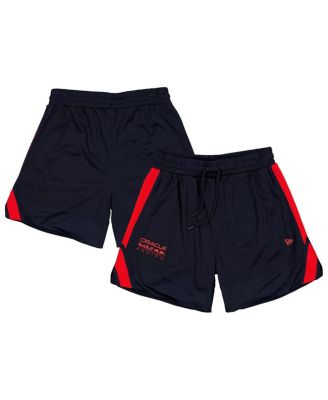 New Era - Men's Navy Red Bull Racing Basketball Mesh Shorts