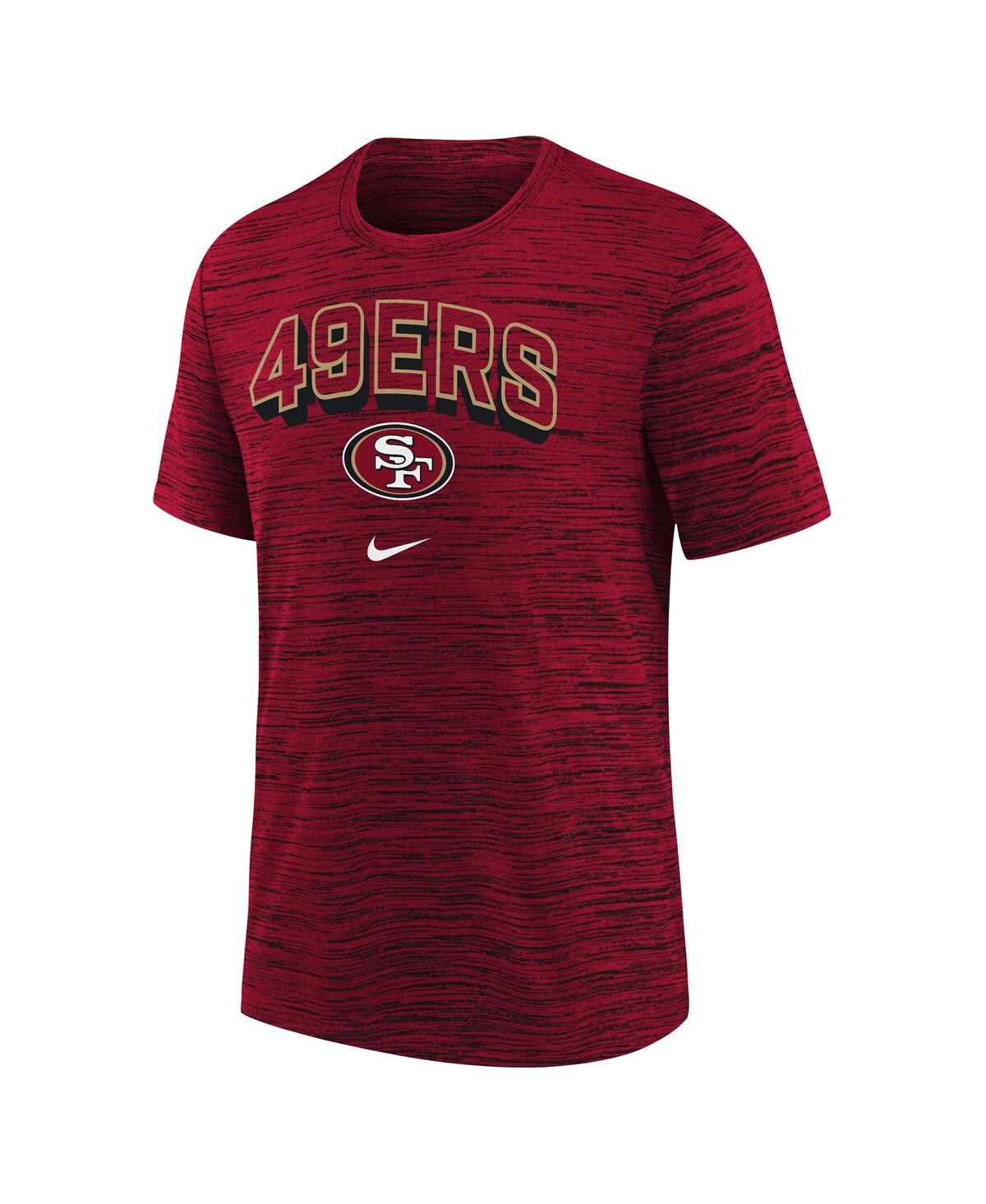 Nike Big Boys And Girls Red San Francisco 49ers Sideline Velocity Performance T-shirt In Red