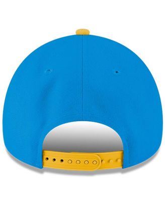 Men's White/Powder Blue Los Angeles Chargers Charger Power A-Frame 9FORTY Adjustable Hat