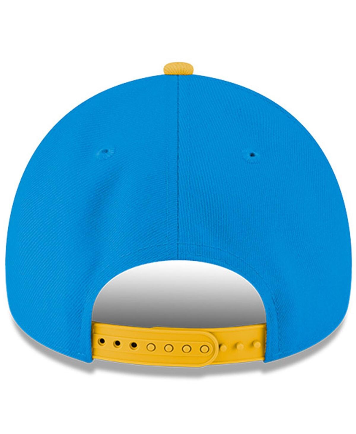New Era Men's White/powder Blue Los Angeles Chargers Charger Power A-frame 9forty Adjustable Hat