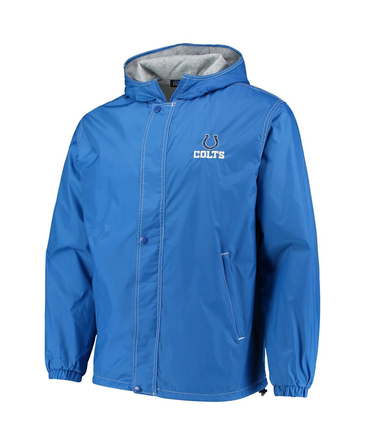 Dunbrooke Men's Royal, White Indianapolis Colts Legacy Stadium Full-zip Jacket In Blue