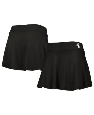 ZooZatz - Women's Black Michigan State Spartans Flowy Skort