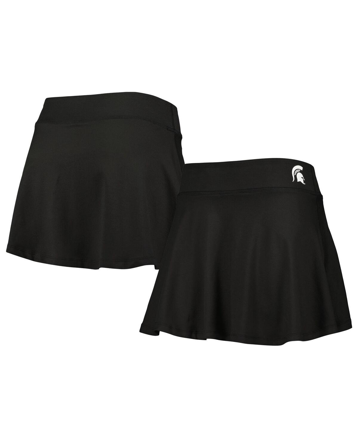 Women's Black Michigan State Spartans Flowy Skort - Black
