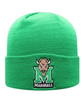 Top of the World - Men's Kelly Green Marshall Thundering Herd Logo Cuffed Knit Hat