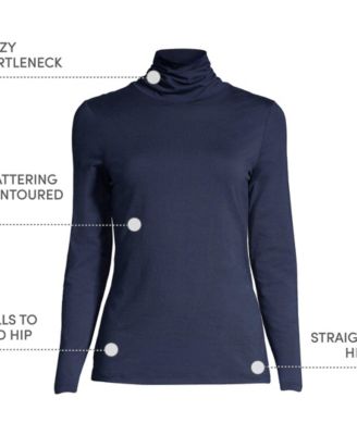 Women's Lightweight Jersey Long Sleeve Turtleneck