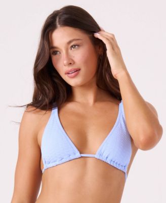 Juniors' Haliewa Built-Up Triangle Bikini Top