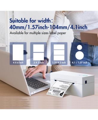 Nelko Bluetooth Thermal Shipping Label Printer, Wireless 4x6 Shipping Label Printer for Small Business, Support Android, iPhone, Windows, and Mac, Widely Used for Various Shipping Platforms