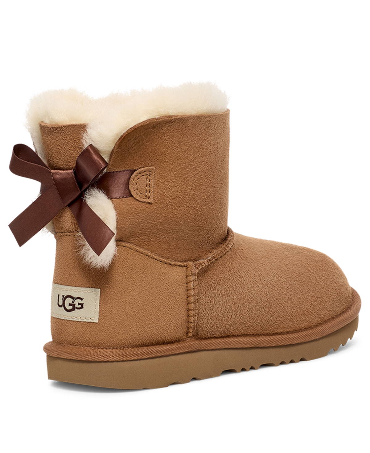 Ugg Kids Mini Bailey Bow Ii Boots, Macy's Exclusive In Brown