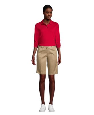 Women's Long Sleeve Feminine Fit Interlock Polo Shirt