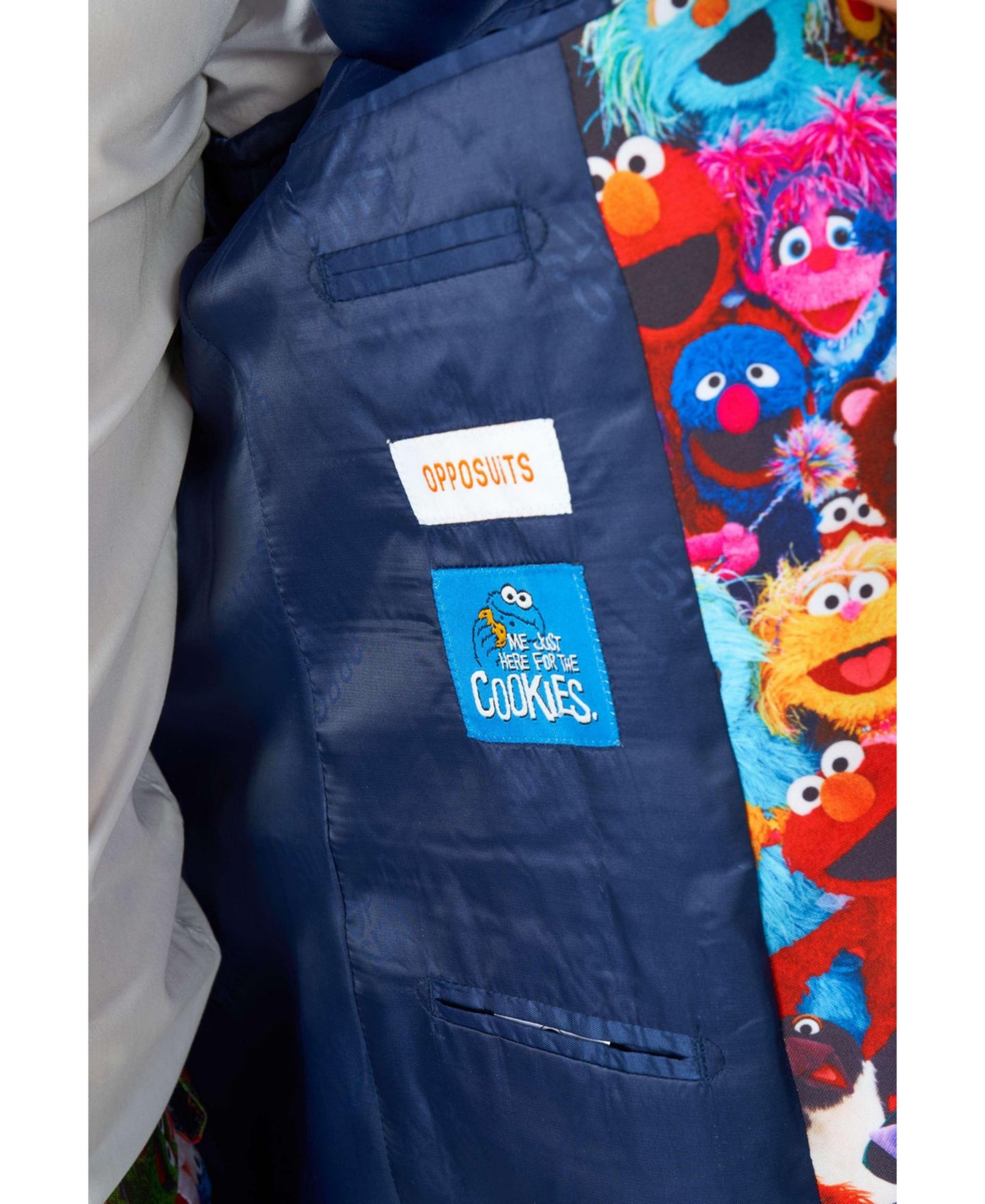 Мужской костюм OppoSuits Sesame Street узкого кроя, Multicolor, цвет: Miscellaneous — фото 5