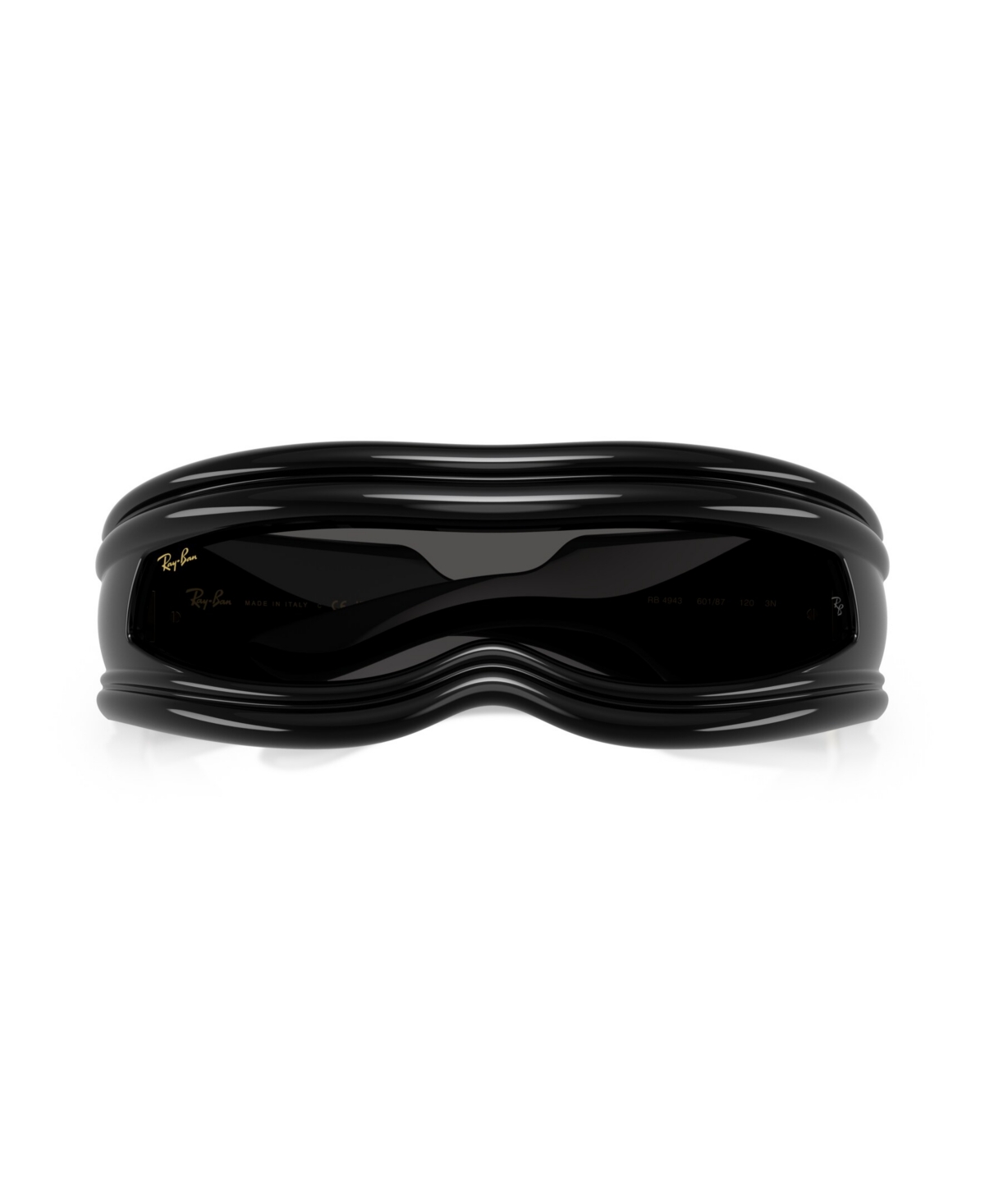 Ray Ban Unisex Ultra Wrap 001 Next Generation Collection Sunglasses, Rb4943 In Black