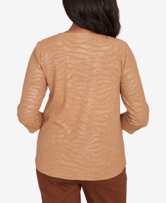 Petite Shimmer Jacquard Top