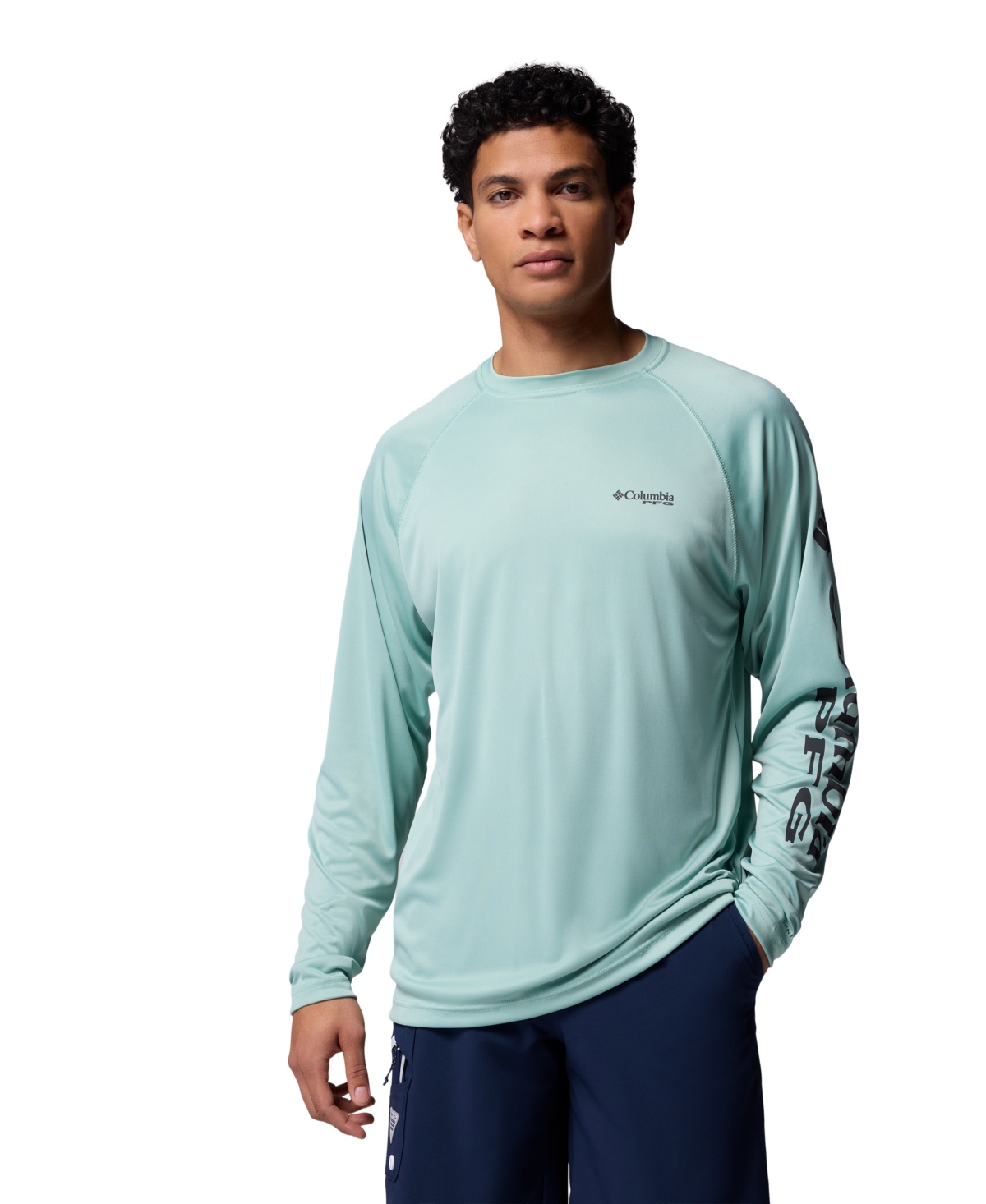 Columbia Men's Terminal Tackle Long Sleeve T-shirt In Green