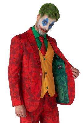 Men's Official DC Comics Joker Costumes - Halloween Suits