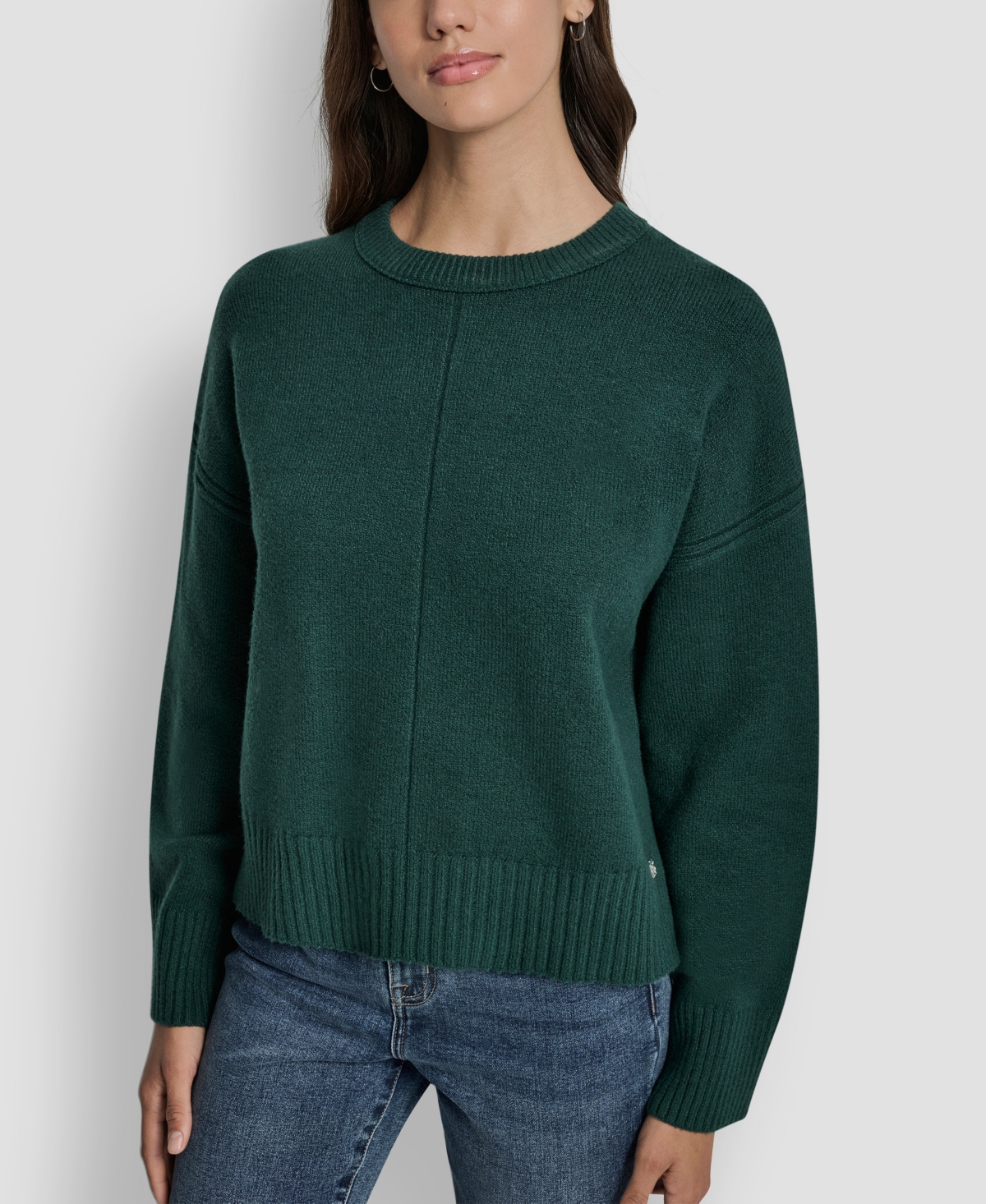 Dkny Jeans Women's Bell Sleeve Crewneck Sweater