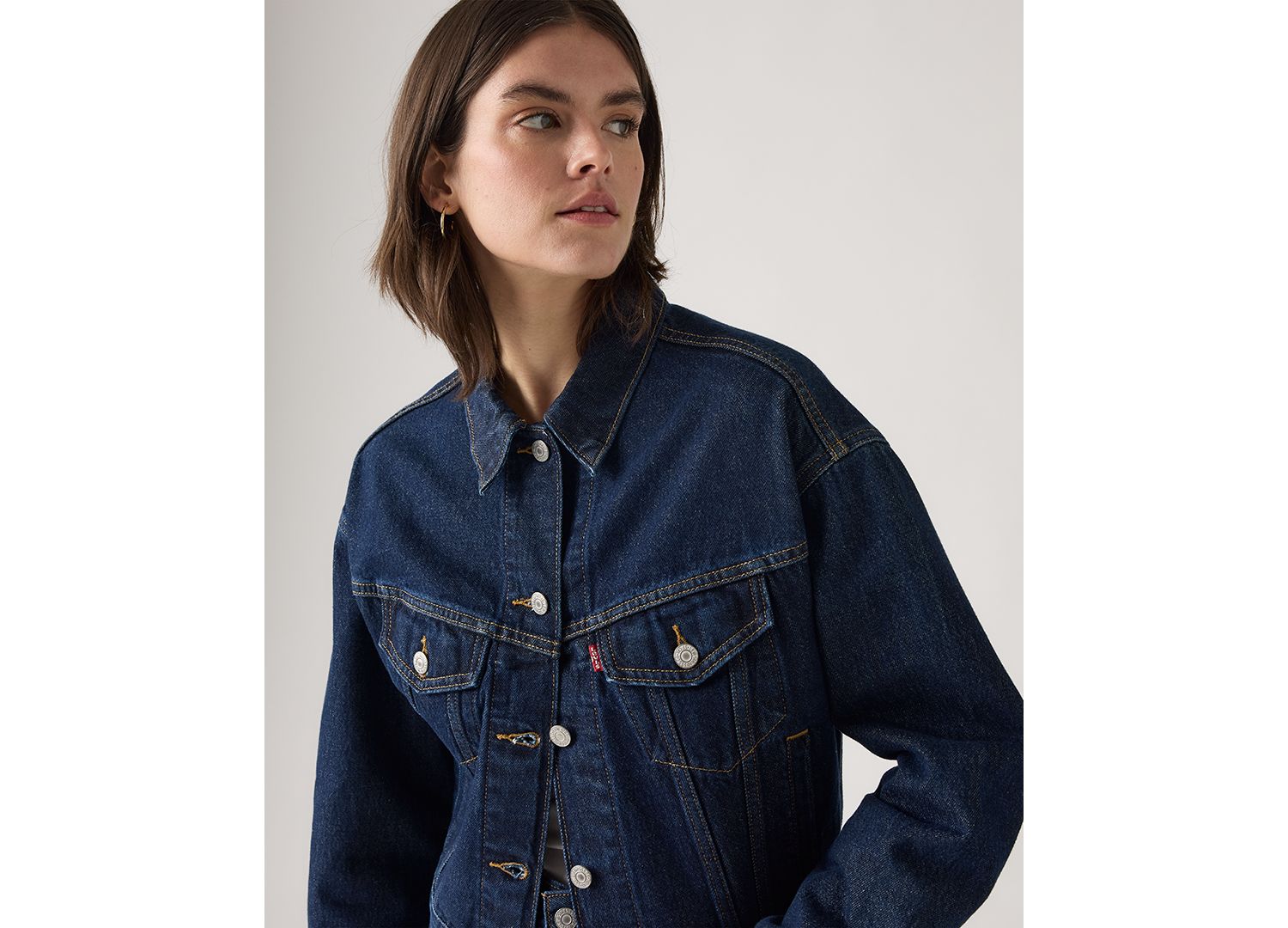 Women's Shrunken '90s Trucker Jacket