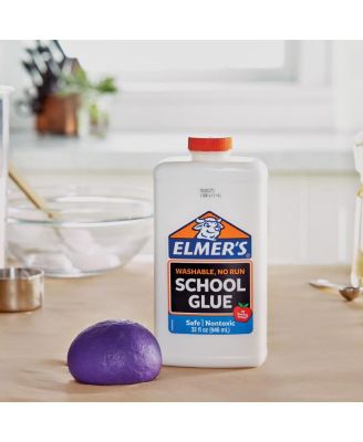 Slime Kit Combo – 1 Quart White Washable School Glue & 1 Quart Magical Liquid Slime Activator, Ideal for DIY Slime Making