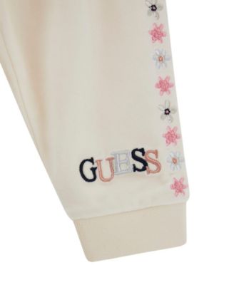 Baby Girls' Velour Zip-Up Sweatshirt and Sweatpant, 2-Piece Set