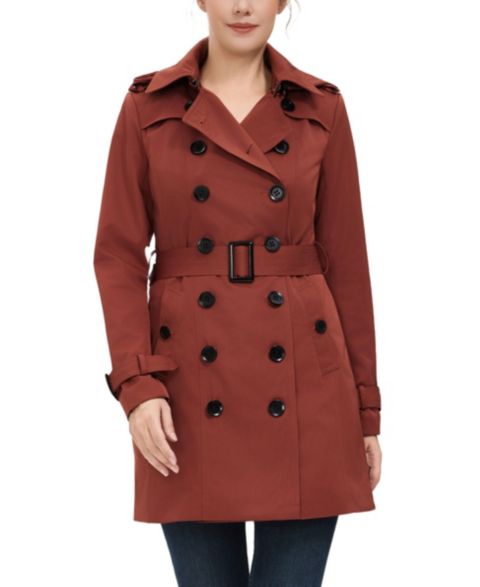 Женские куртки kimi + kai Women's Rosie Hooded Trench Coat