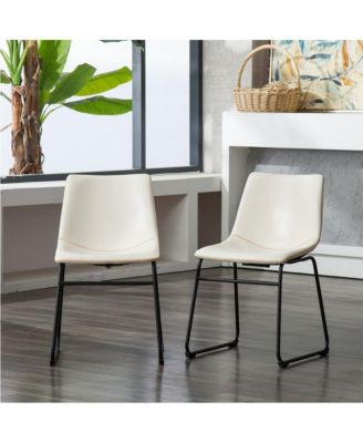 Varna Trestle Dining Table with 2 Chairs Round Dining Set