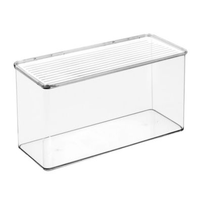 Stackable Hinged-Lid Pantry Storage Box