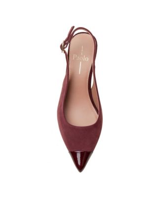 NIYKA Women's Mini Captoe Slingback Pumps