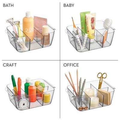 Set of 2 8-Section Makeup Organizer
