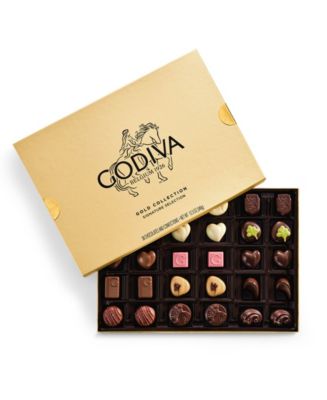 Godiva Assorted Chocolate Gold Gift Box, 30 Pieces - Macy's