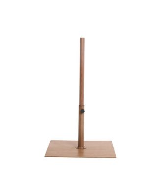 Belize Teak Steel Patio Umbrella Base