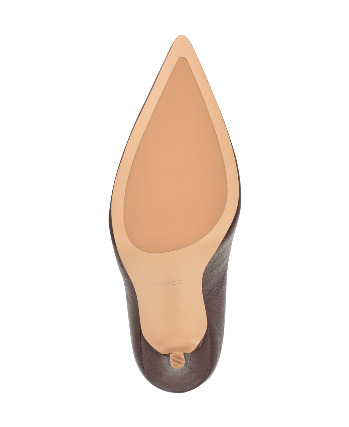 Guess Napril Ankle Strap Pump In Brown