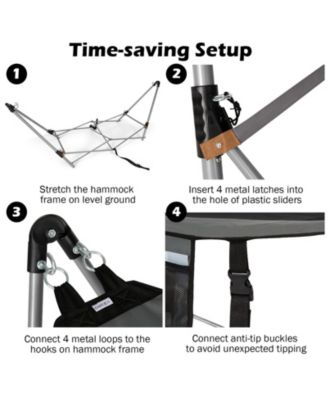 Portable Folding Hammock with Hammock Stand