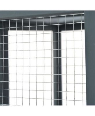 68.9 in. H Outdoor Cat house Cat shelves with Removable wood boxes in Gray