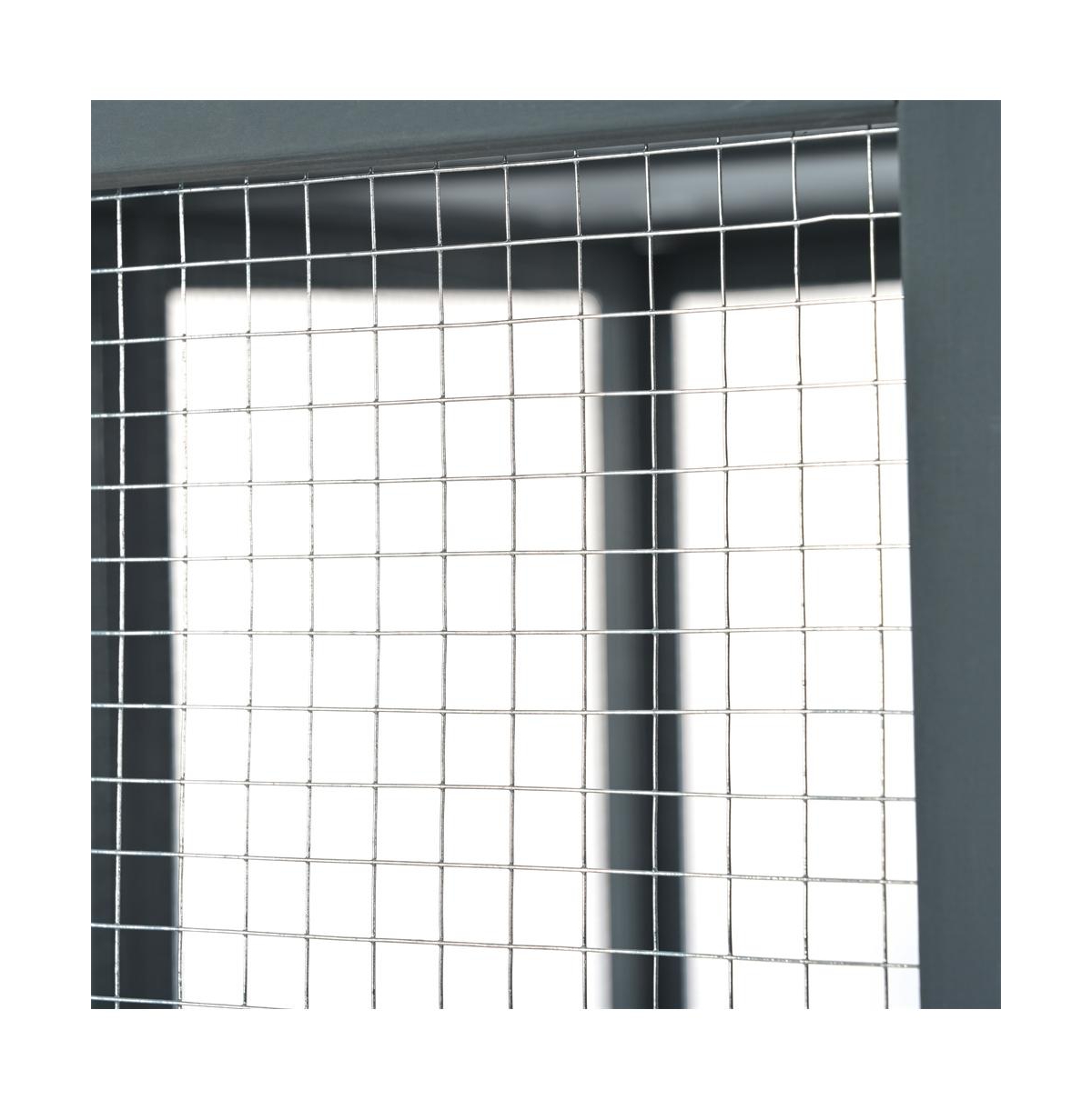 Aostirmotor 68.9 in. H Outdoor Cat house Cat shelves with Removable wood boxes in Gray