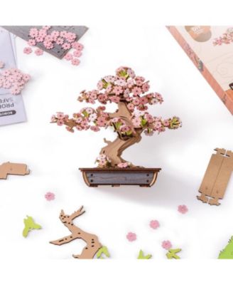 3D Puzzles Wooden Puzzle Model Kits to Build Home Decoration Creative Gifts for Adults Kids, Multicolored, 9.02"6.04"1.2"