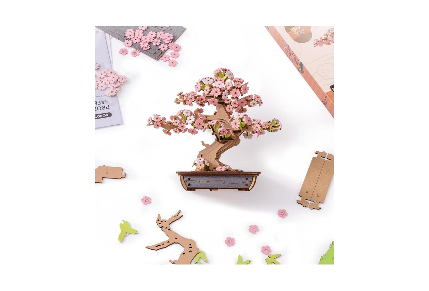 Игрушки Robotime 3D Puzzles Wooden Puzzle Model Kits to Build Home Decoration Creative Gifts for Adults Kids, Multicolored, 9.02"6.04"1.2" — фото 2