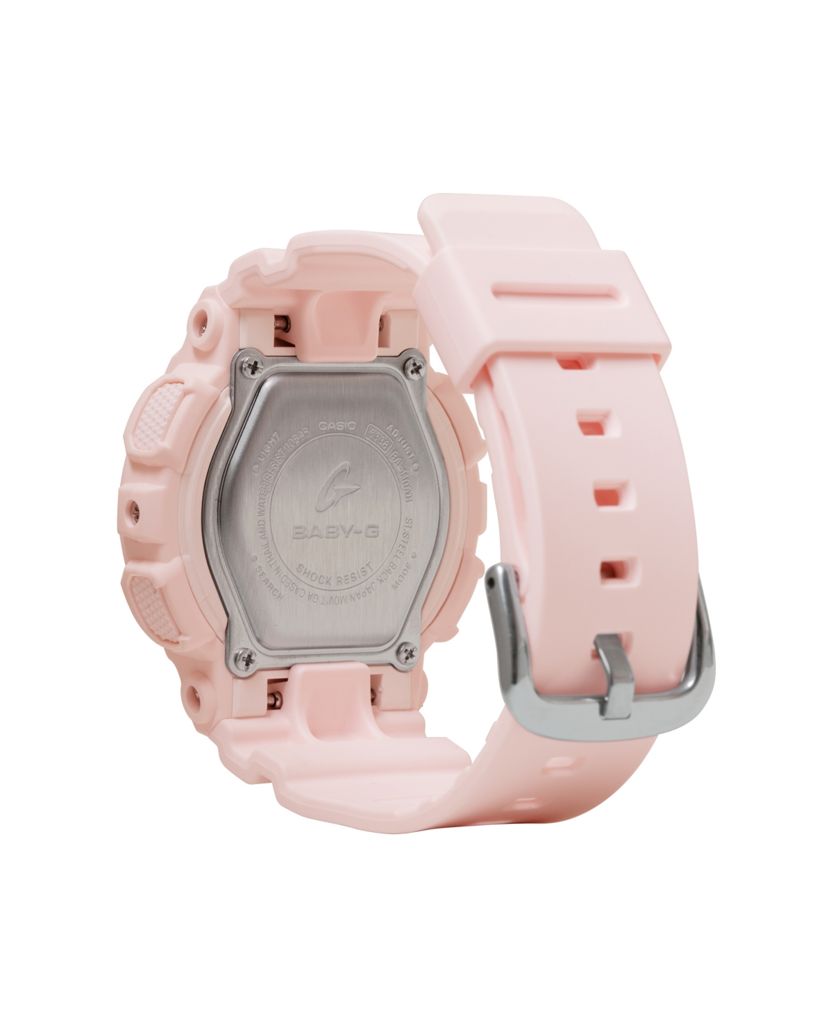G-shock Women's Baby-g Pink Resin Watch, 43.4mm In Pink