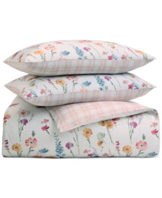 Flora 3-Pc. Comforter Set, Full/Queen, Macy’s Exclusive