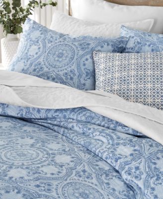 Lyra Medallion 3-Pc. Duvet Cover Set, Full/Queen, Macy’s Exclusive