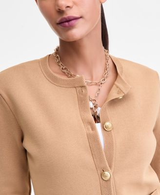Women's Structured Cardigan Jacket, P/XS-XXL, Macy's Exclusive