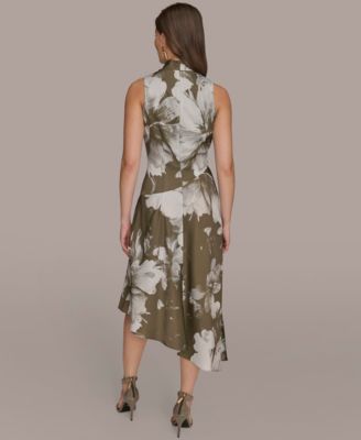 Women's Satin High-Low Dress