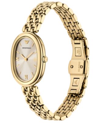 Women's Gold-Tone Stainless Steel Bracelet Watch 34mm