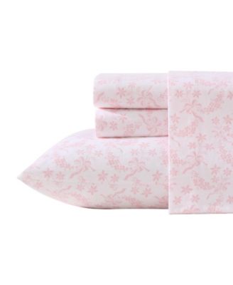Loveston 200-Thread Count Cotton Percale 4-Pc. Sheet Set, King