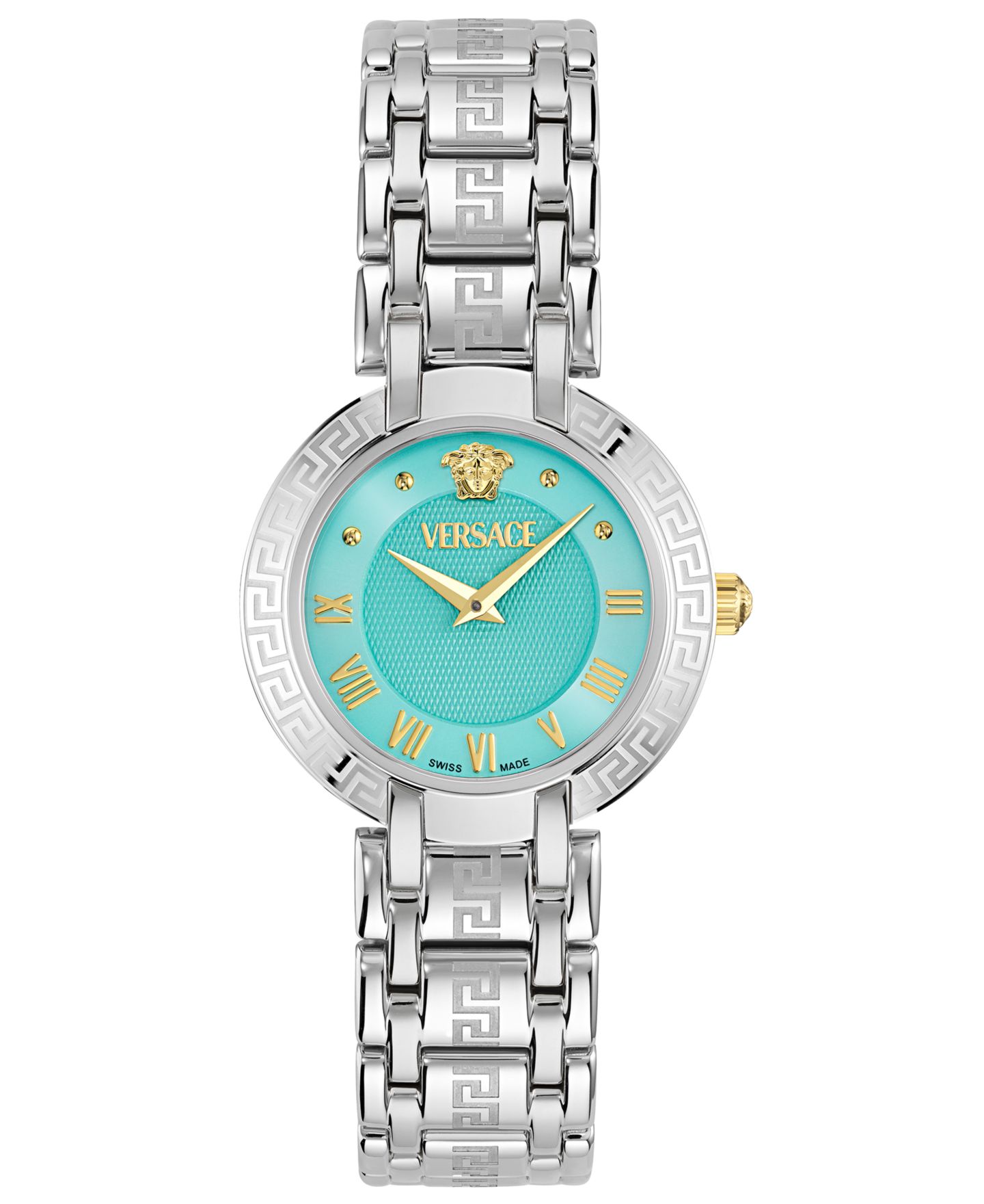 Женские часы Versace Swiss Antlia Stainless Steel Bracelet Watch 34mm — фото 1