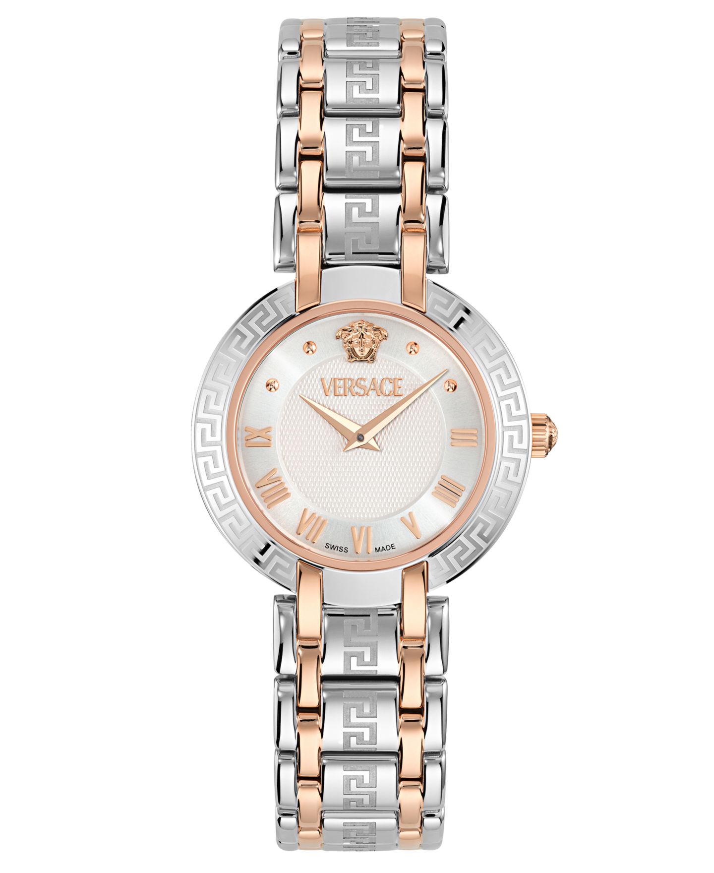 Женские часы Versace Swiss Antlia Two-Tone Bracelet Watch 34mm — фото 1