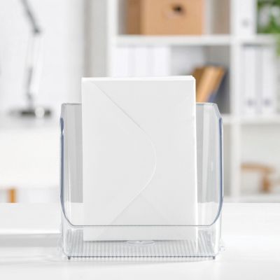 Set of 3 Stackable Open-Front Storage Bin