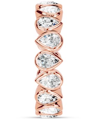Diamond Pear Bezel Eternity Band (2 ct. t.w.) in Platinum or 14k Gold