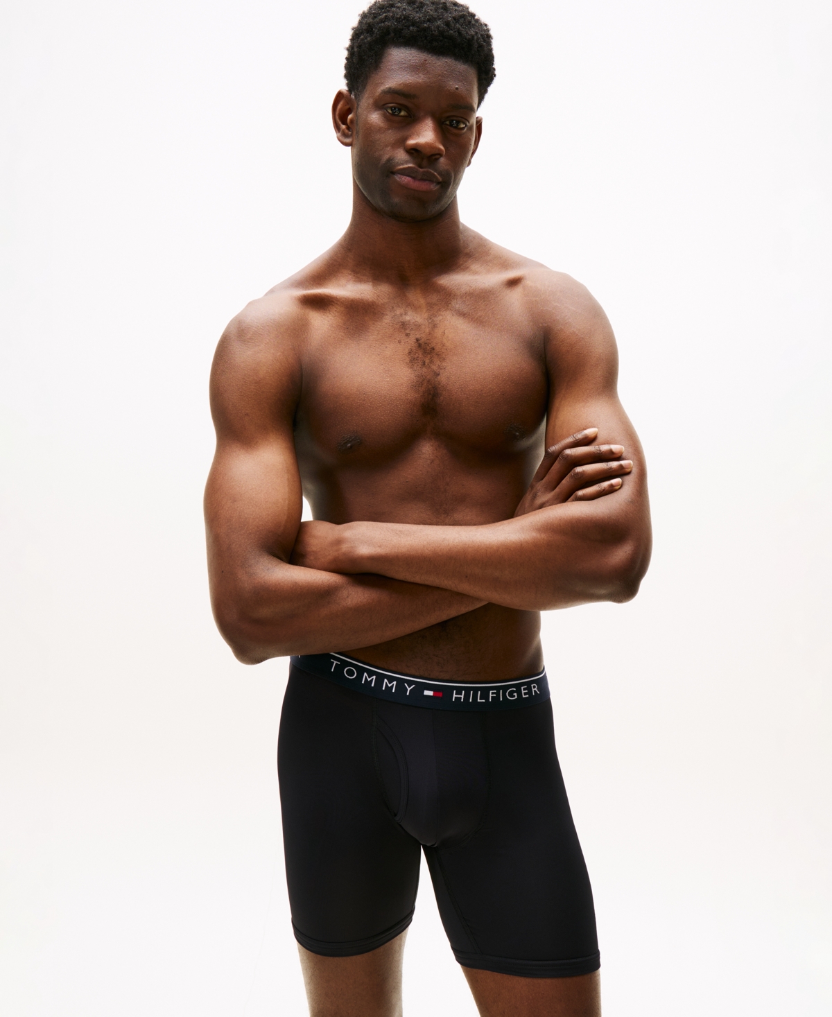 Tommy Hilfiger Men'sâ 3-pack Micro Boxer Briefs Set In Multi